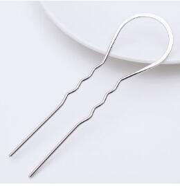 10 stks/partij 105mm U-vorm Haarspelden Haar Sticks Haar Pin Haarspeld Haar Dragen Bevindingen DIY Vintage Sieraden accessoires: Blue Zinc Plated