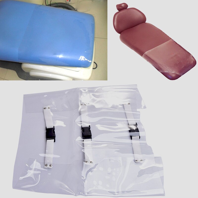 Tandartsstoel Voet Pad Dental Mat Kussen Seat Unit Stofdicht Cover Plastic Clear Protector Tool Met Elastiek Kliniek Levering