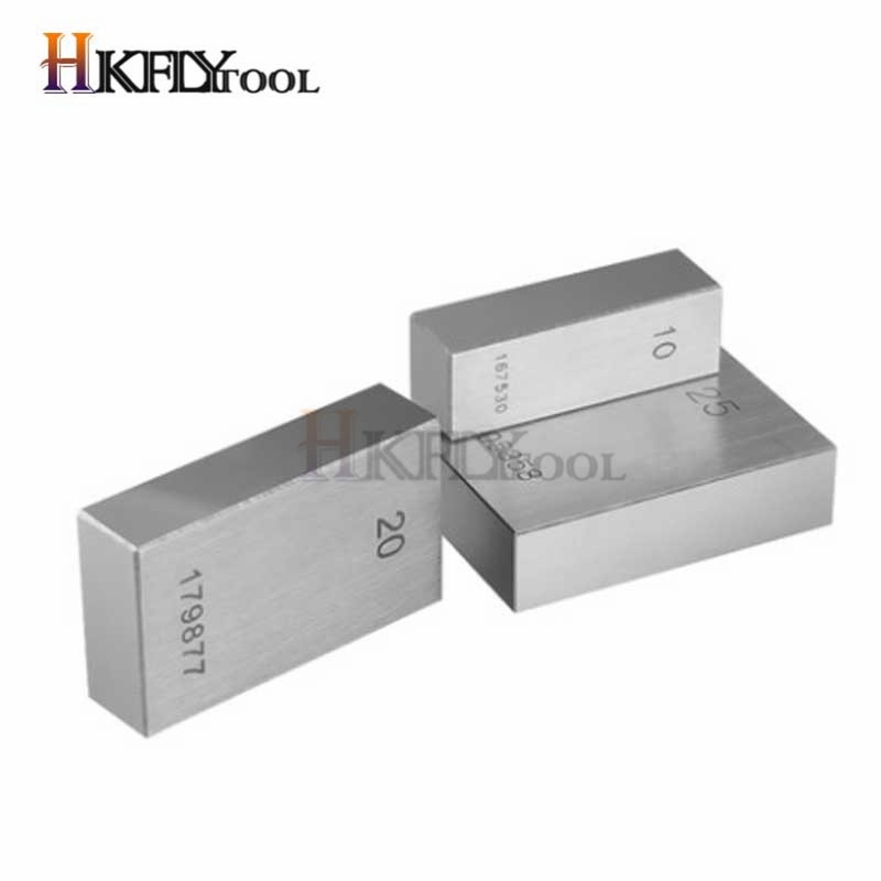Gauge block 10-15mm 15.5-25mm Block Gauge Measure Gage Block Steel Square Gage Measure vernier caliper, micrometer Measuring