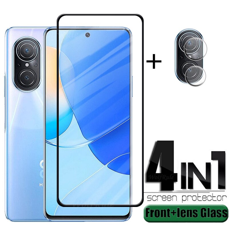 4-- in- -1- schutzglas für huawei nova 9 se 9 se gehärtetes vollschutzglas für huawei nova  p40 lite und nova 9 se, linsenglas