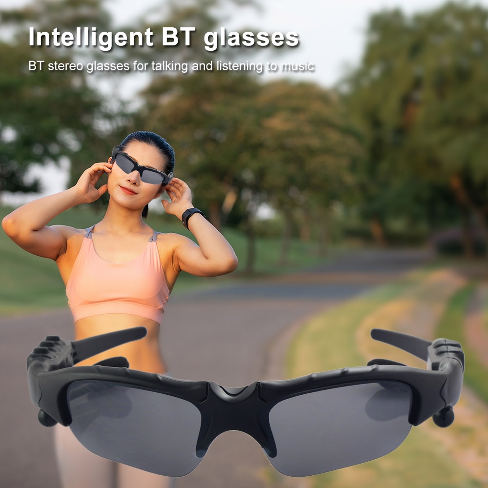 High End Smart Glasses Intelligent Anti Blue-ray Wireless Bluetooth Hands-Free Open Ear Sunglasses Hand-free with Mic