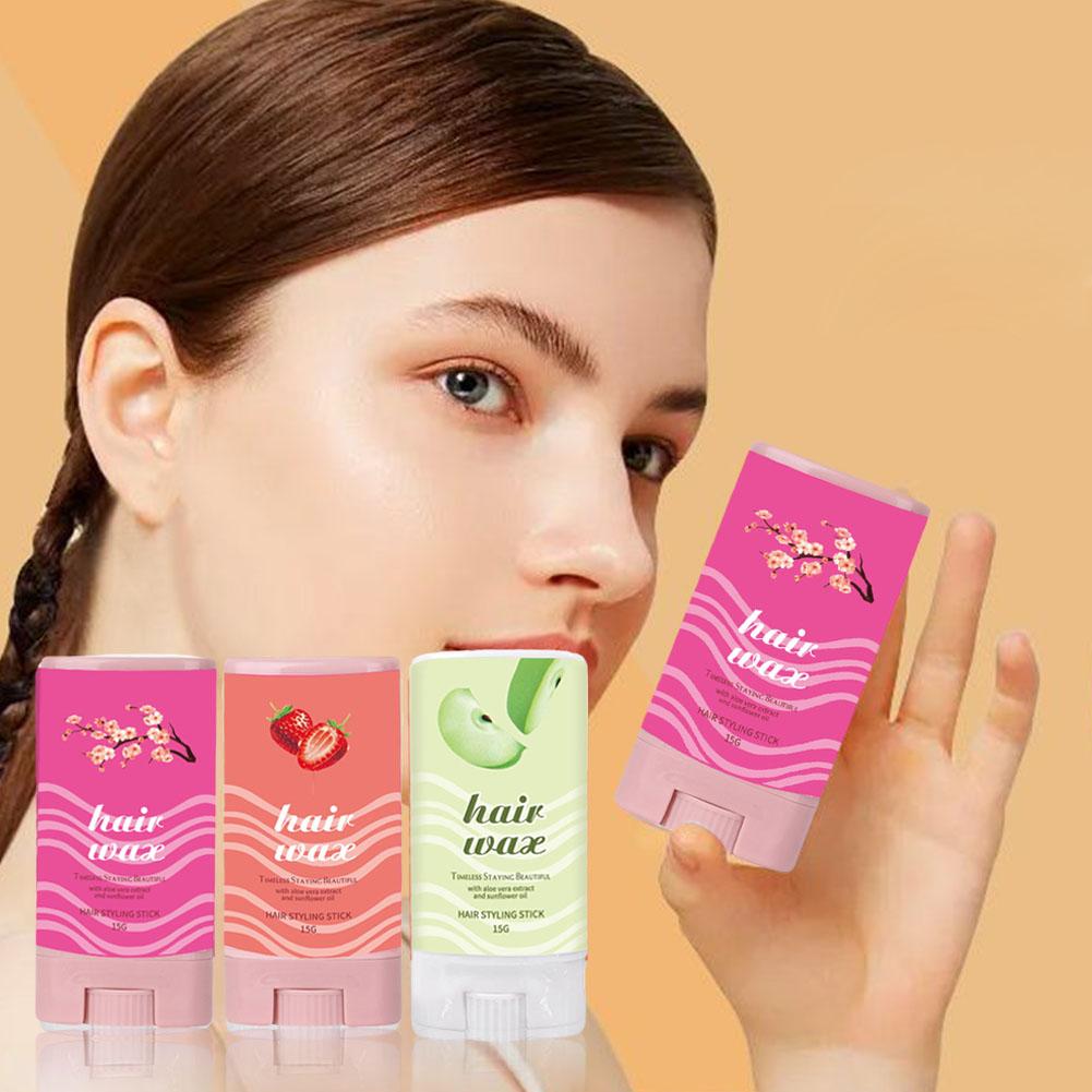 Hair Wax Stick Pomade Broken Frizz Maintain Style For Broken Hair Tidy Up Cream Safe Natural Ingredients Non Greasy