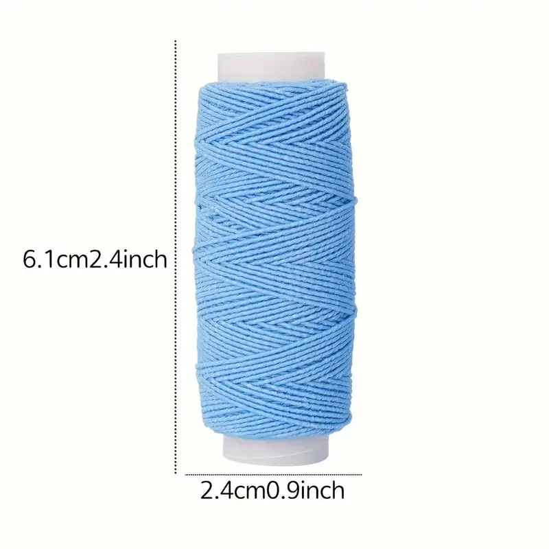 2pcs Colorful Elastic Thread Sewing Machine Bottom Line Elastic Thread Polyester Fine High Elastic Thread Color Rubber Band