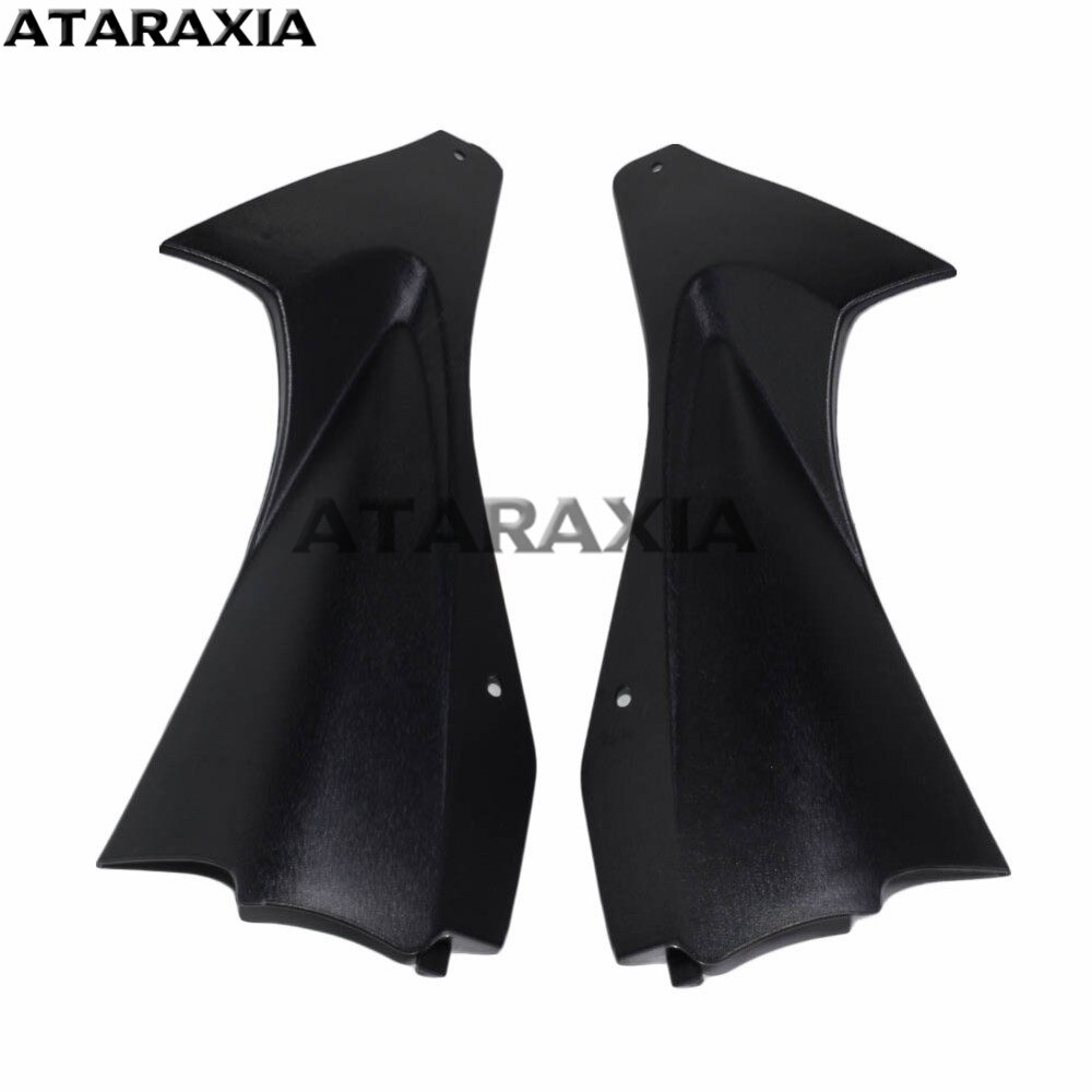 Motorcykel dele 06-07 yzfr 6 motorcykel kåbe luftkanal sidedæksel plastik sort til yamaha yzf -r6 yzf  r6 2006 2007 06 07