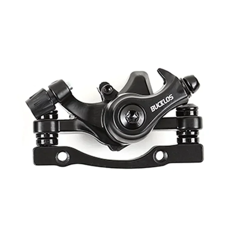 BUCKLOS Fahrrad-Scheibenbremsen-einstellen ist PM Fahrrad-Bremssättel, Aluminiumlegierung, Rennrad-MTB-Bremshebel mit Kabel, 160 mm Bremsscheibe: Weiß