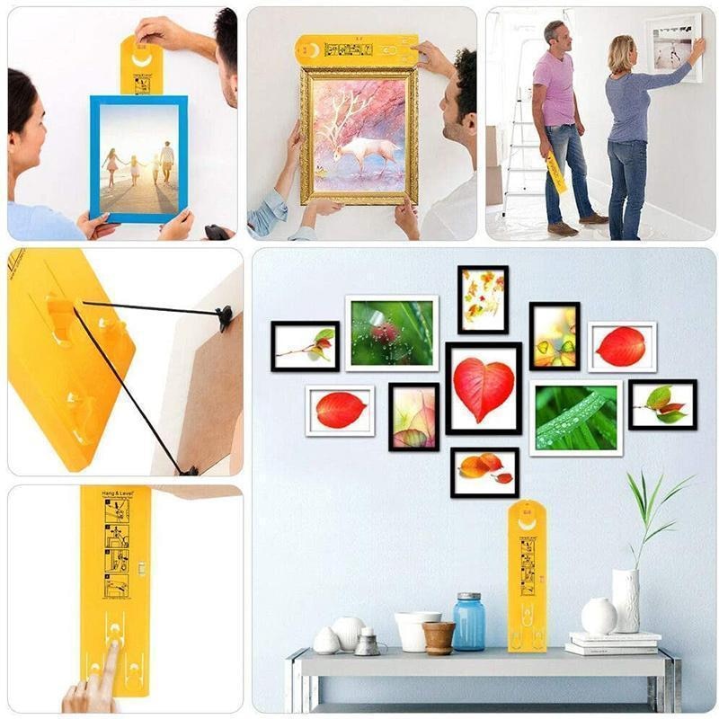 Photo Frame Hanging Tool - Pictures Hanging Tool Hang Level Makes Picture Easy Hanging Levels Ruler Photo Frame Level Ruler