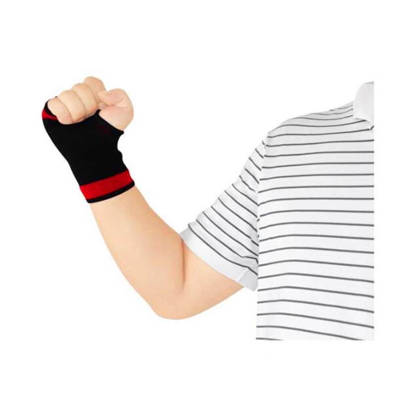 1 Pcs Elastische Polsbandjes Druk Palm Polssteun Fitness Pols Wraps Hand Bescherming Handschoenen