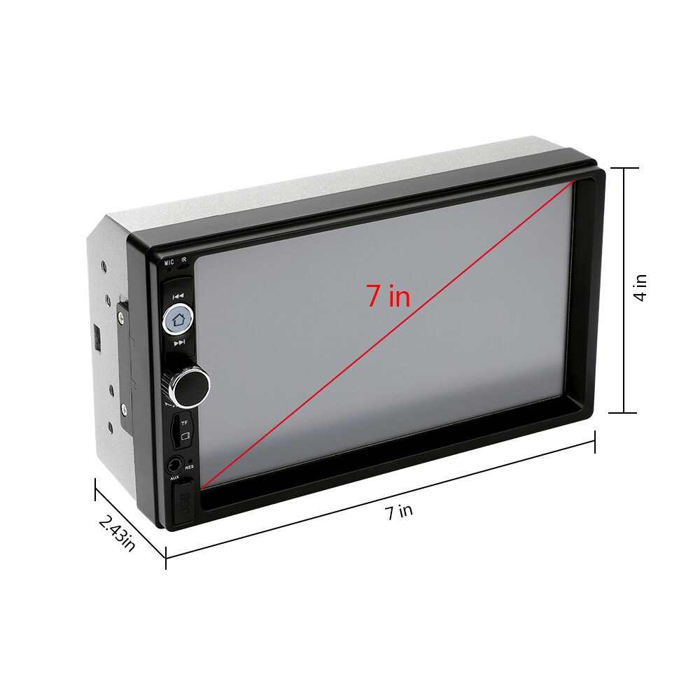 Seat Leon-Radio con reproductor de pantalla táctil, Radio con reproductor, Android, 2 din, 1p, para Accord 8, 7018B/7010B