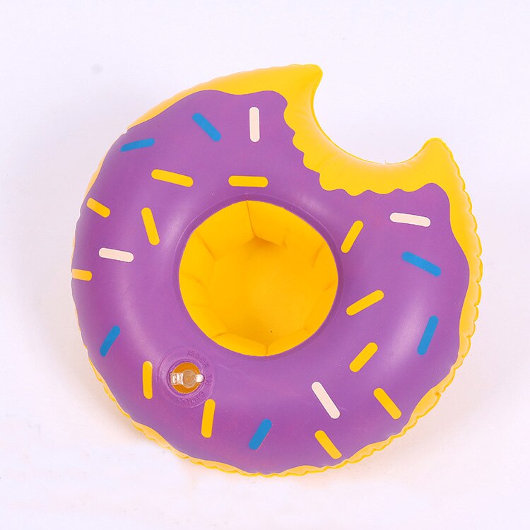 Mini unicorn coasters oppustelig kop og alle slags luftpuder holder drikkebåde sommer poolfest hawaii strandfest: 6