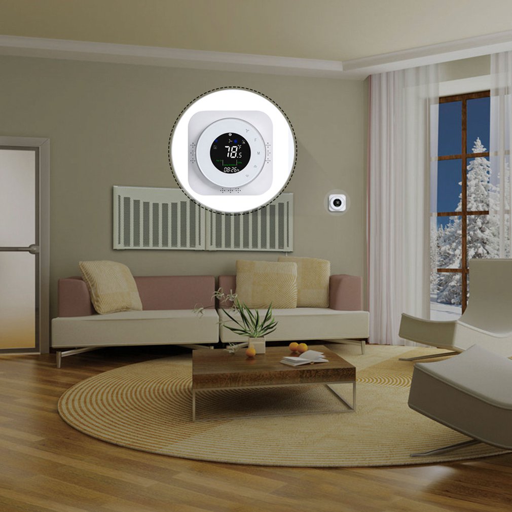 Gas Boiler Thermostat 02 Series Wifi Type-Boiler Screen Home Room Temperature Controller