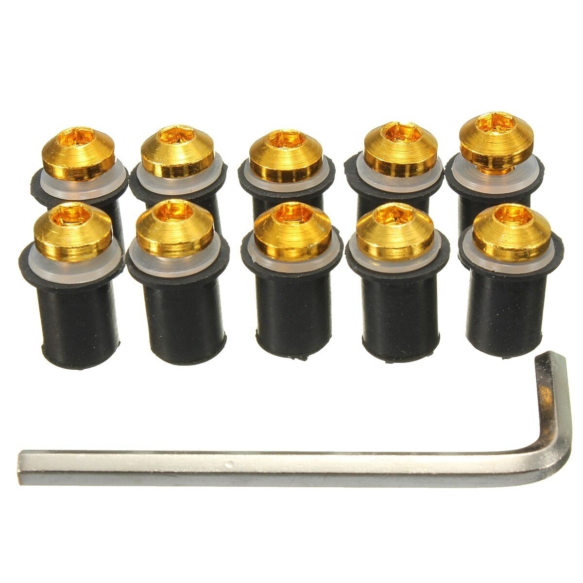 Motorcycle Windscreen Windshield GSXR 600 750 Screws Bolts Accessories For Suzuki GSXR600 GSXR750 K8: Sky Blue