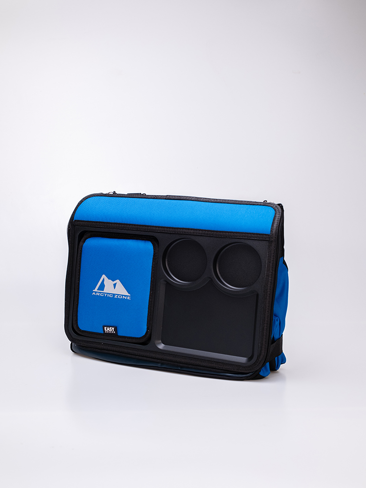 Arctic zone 30l faltbare und komprimierbare autokühlbox mit tischplatte – isolierte camping-kühlbox mit großem fassungsvermögen