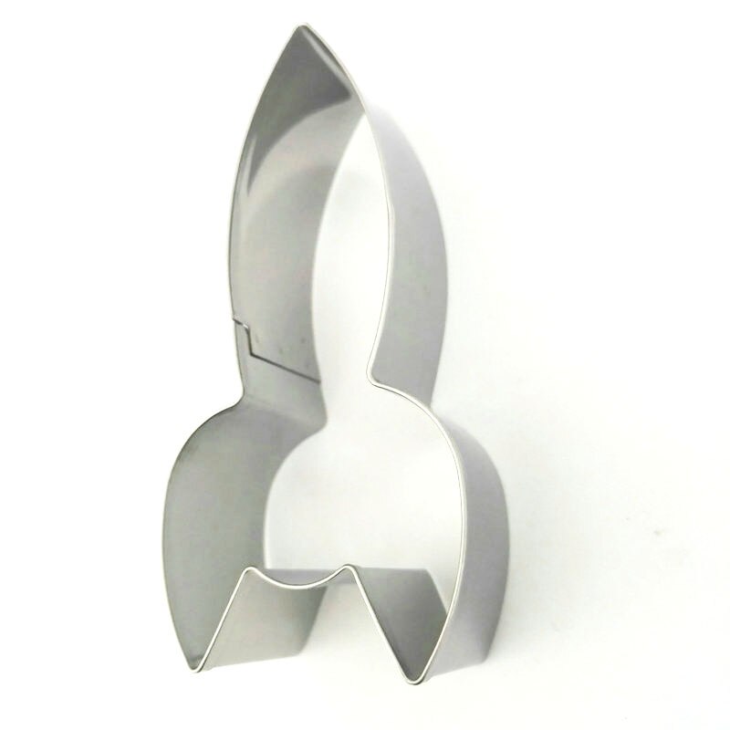 Rakete bilden Metall Cookie Cutter Gebäck Keks Kekse Backform Fondant Kuchen Dekorieren Werkzeuge
