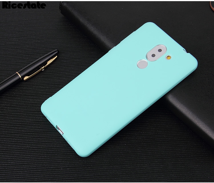 Huawei honor 6x ultradünne, matt silikon-tpu-schutzhülle für huawei  gr5 und huawei Kamerad 9 lite in kristall und frostrot