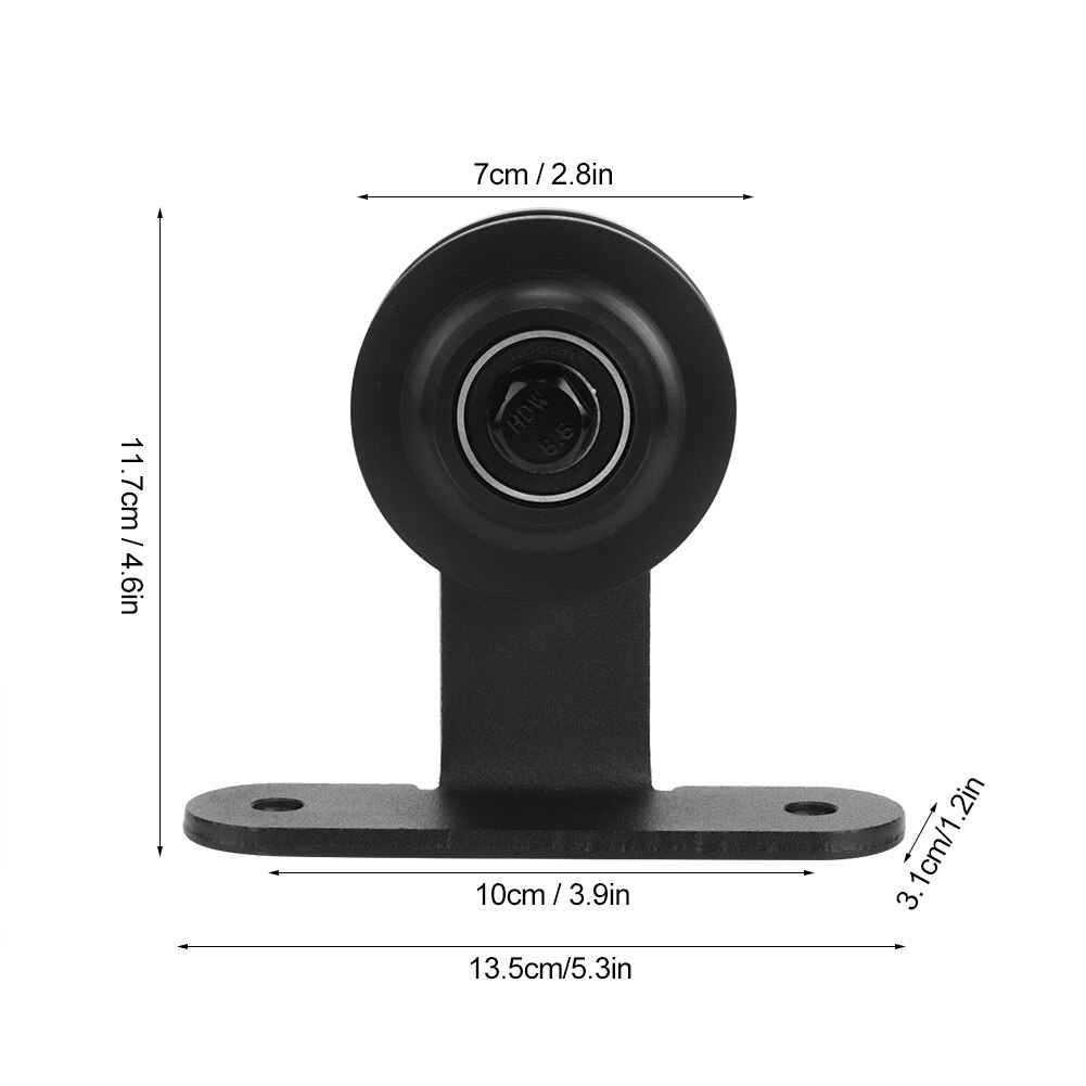 1 Pair Sliding Door Agricultural Greenhouse Door Hanging Rail Wheel Hardware for Barn Door