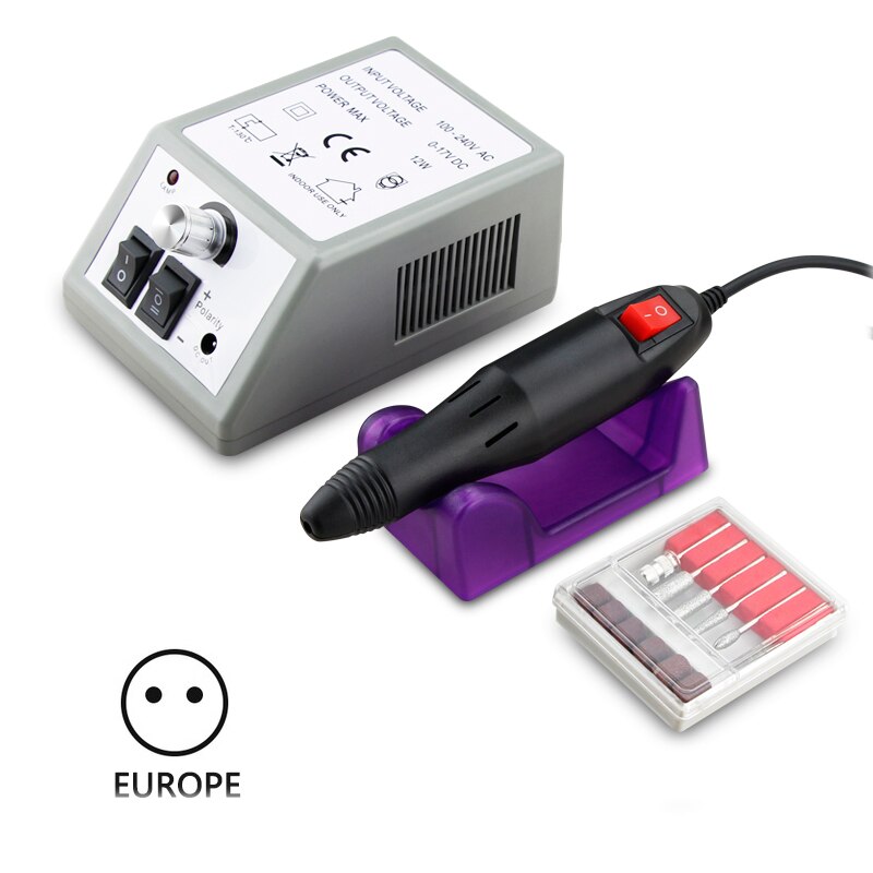 35000 máquina de manicura, taladro eléctrico para uñas, cortadores para manicura, fresadora de uñas, aparatos de manicura, pedicura, equipamiento artístico: 20000 RPM