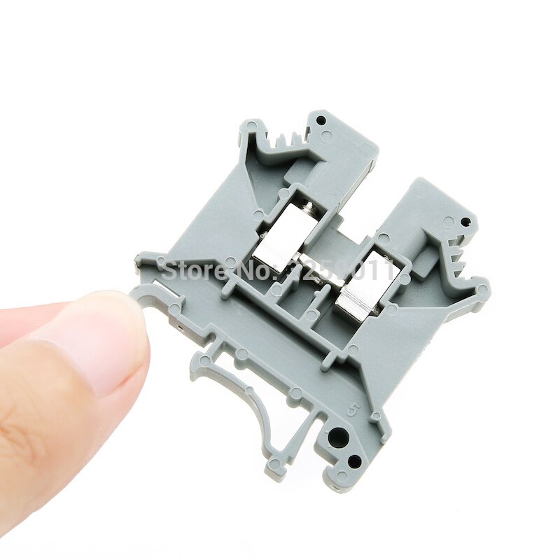 20PCS UK-5N Mounted Screw Clipping Terminal Block 5.0mm square general purpose terminal connection board