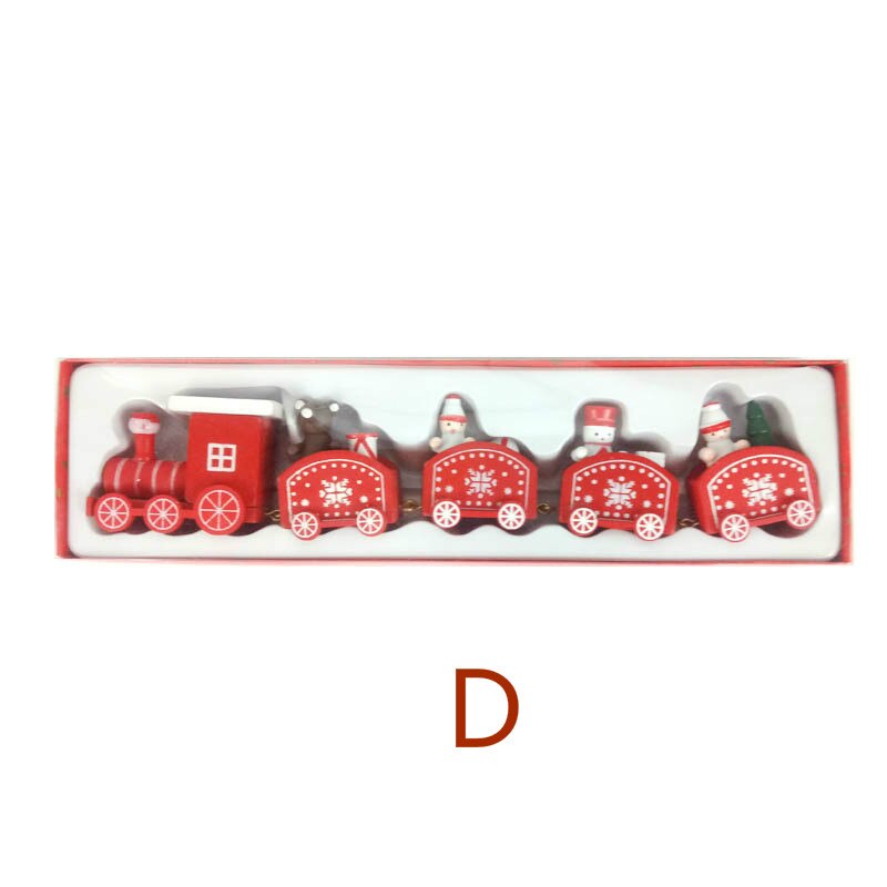 Jul fem jul tåg barn tecknade juldekorationer: D