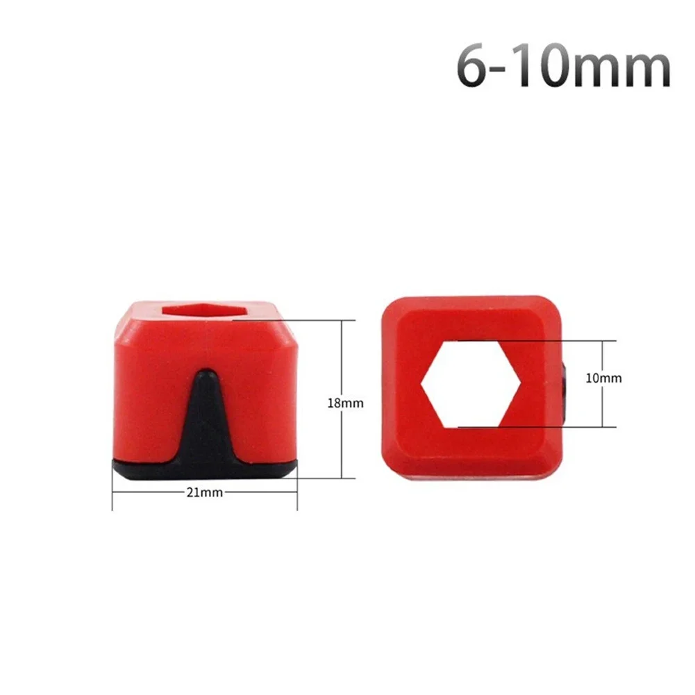 Magnetic Ring Drill Bit Magnet Powerful Ring Strong Magnetizer Electric Screwdriver Bits For Hand Tool Shank Screw Driver: Orange