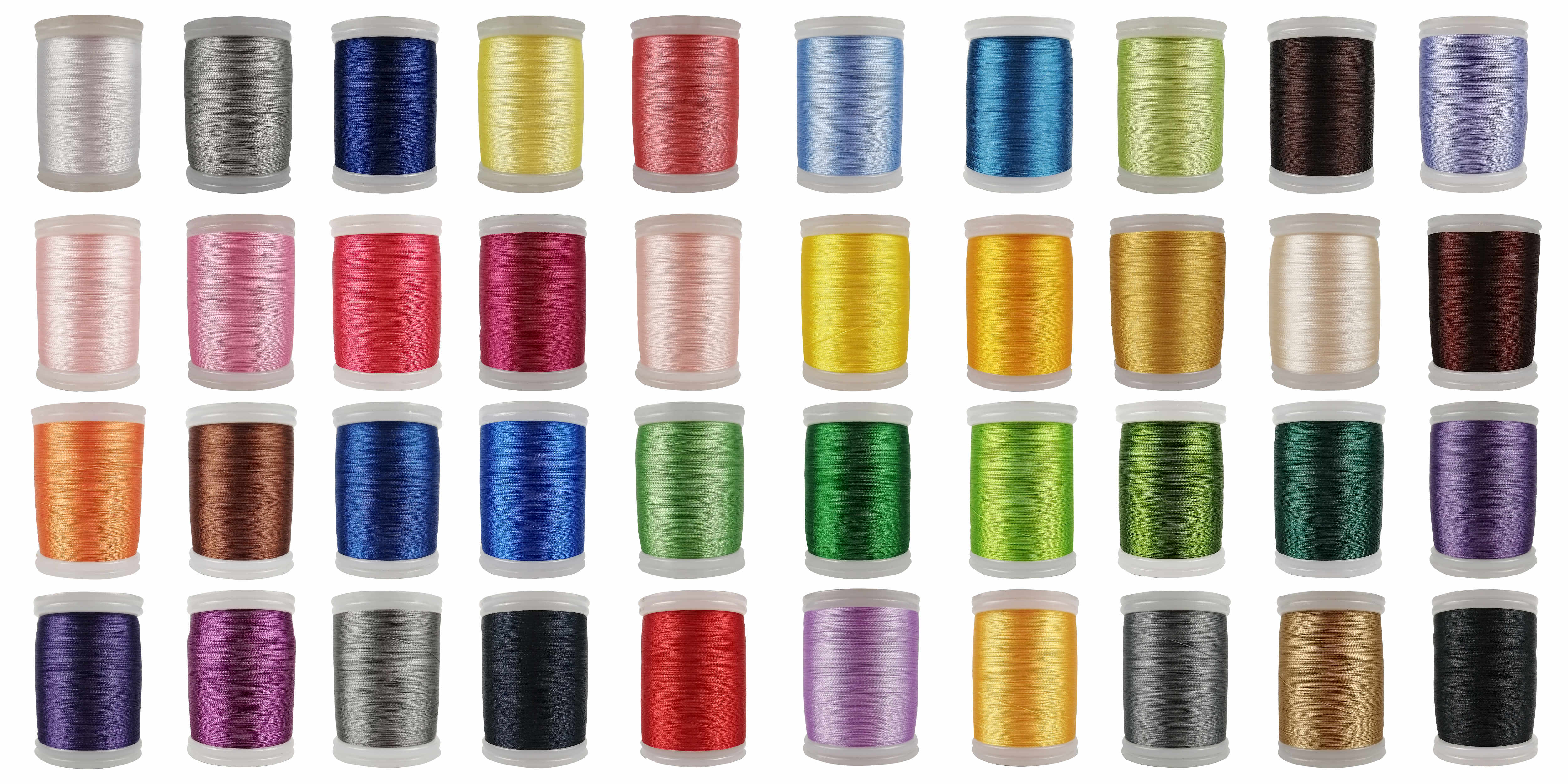 Moon Waves Embroidery Machine Thread 40 Brother Colors: 40 colors 1000 yards