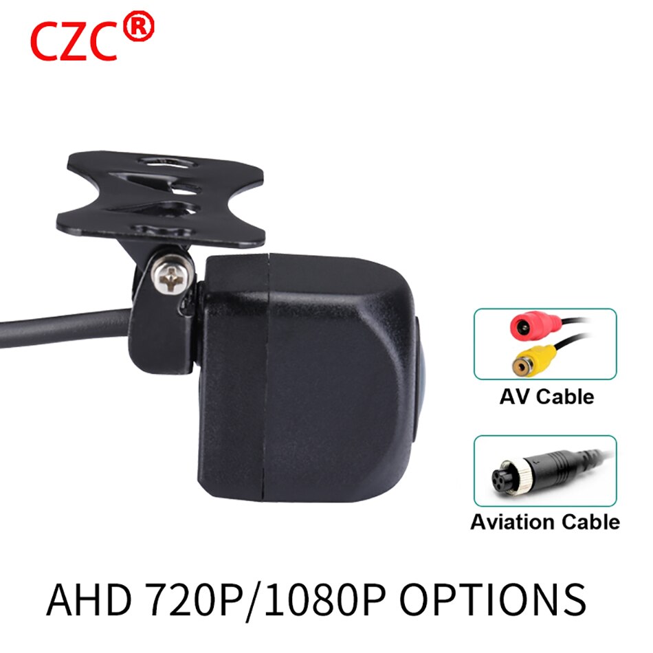 170° AHD 1080P Vehicle Rear View Camera Car Reverse Black Fisheye Lens Night Vision Waterproof Universal