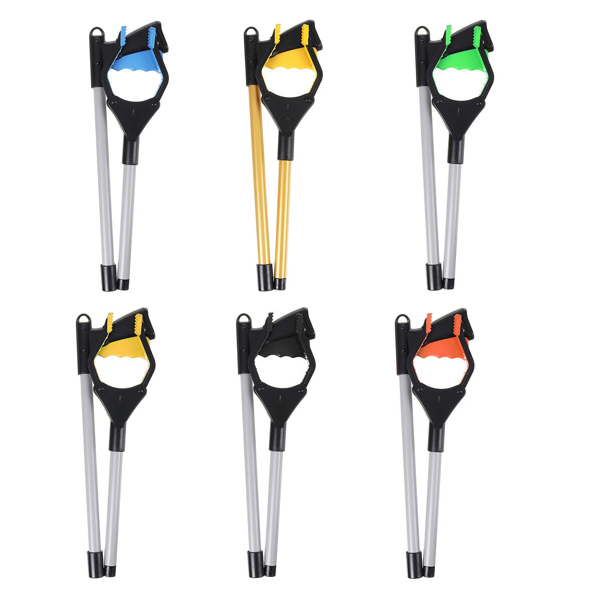 6 Kleur Aluminium Vouwen De Fetch Apparaat Pickup Sanitaire Vuilnis Tang Tuin Voor Tuin Gereedschap Tool
