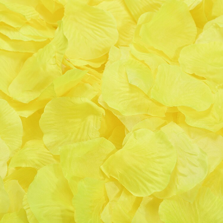 MOLANS 500pcs 5*5cm Silk Imitation Rose Petals for Wedding Decoration Muti-color Fabric Flower for Proposal Arrangement Ornament: 21