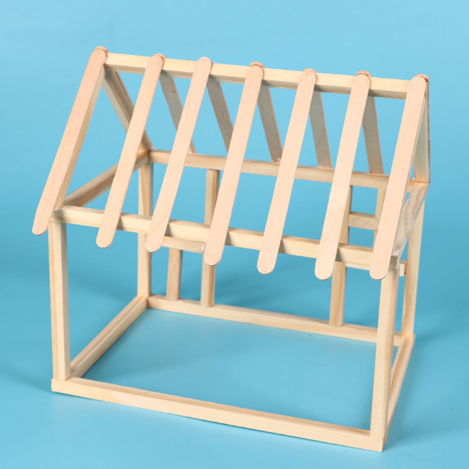 Drewniany domek niedokończone drewniane kabiny zabawki edukacyjne dla dzieci drewniane dzieci DIY rzemiosło