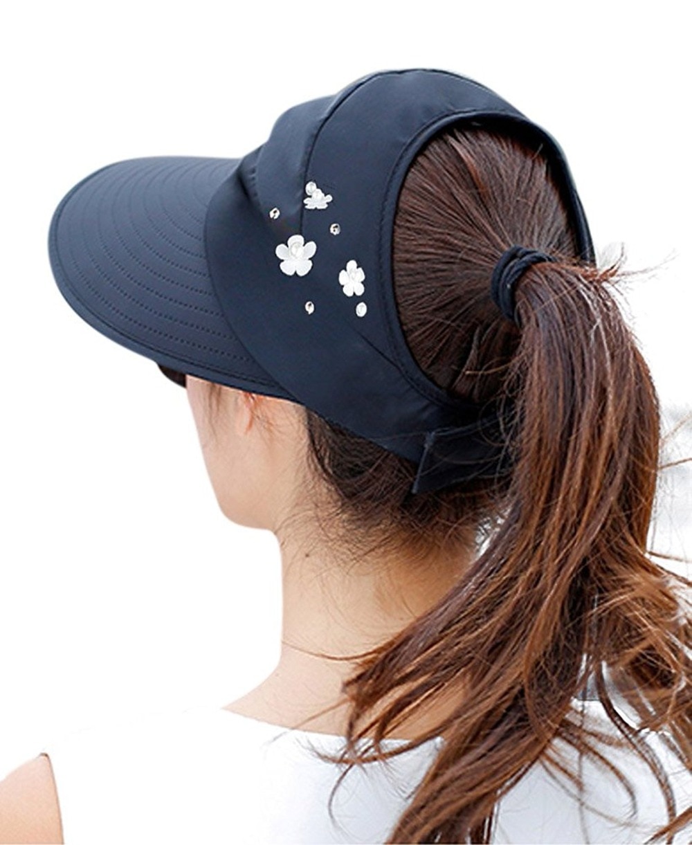 Zomer strand zonnehoed met brede rand, zonneklep voor dames