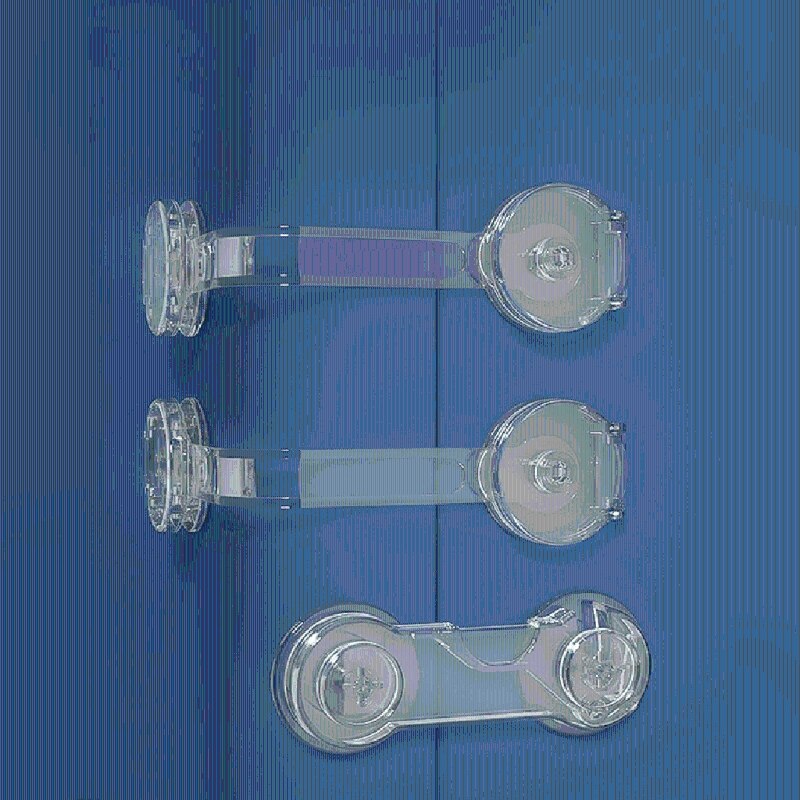 5/10 Plastic Child Lock Prevents Babies From Opening The Door At Will Rubbing Fingers For Refrigerator Washing Machine H3CD