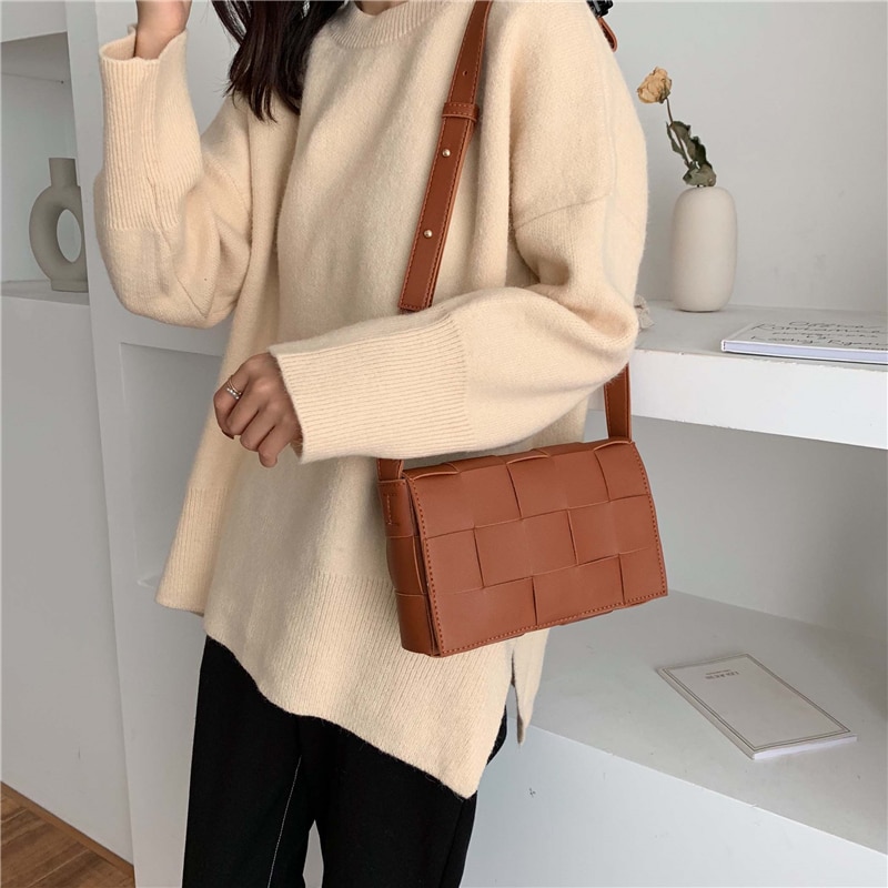 Sac à main pour femmes de à tricoter sac à bandoulière sacs à bandoulière pour femmes