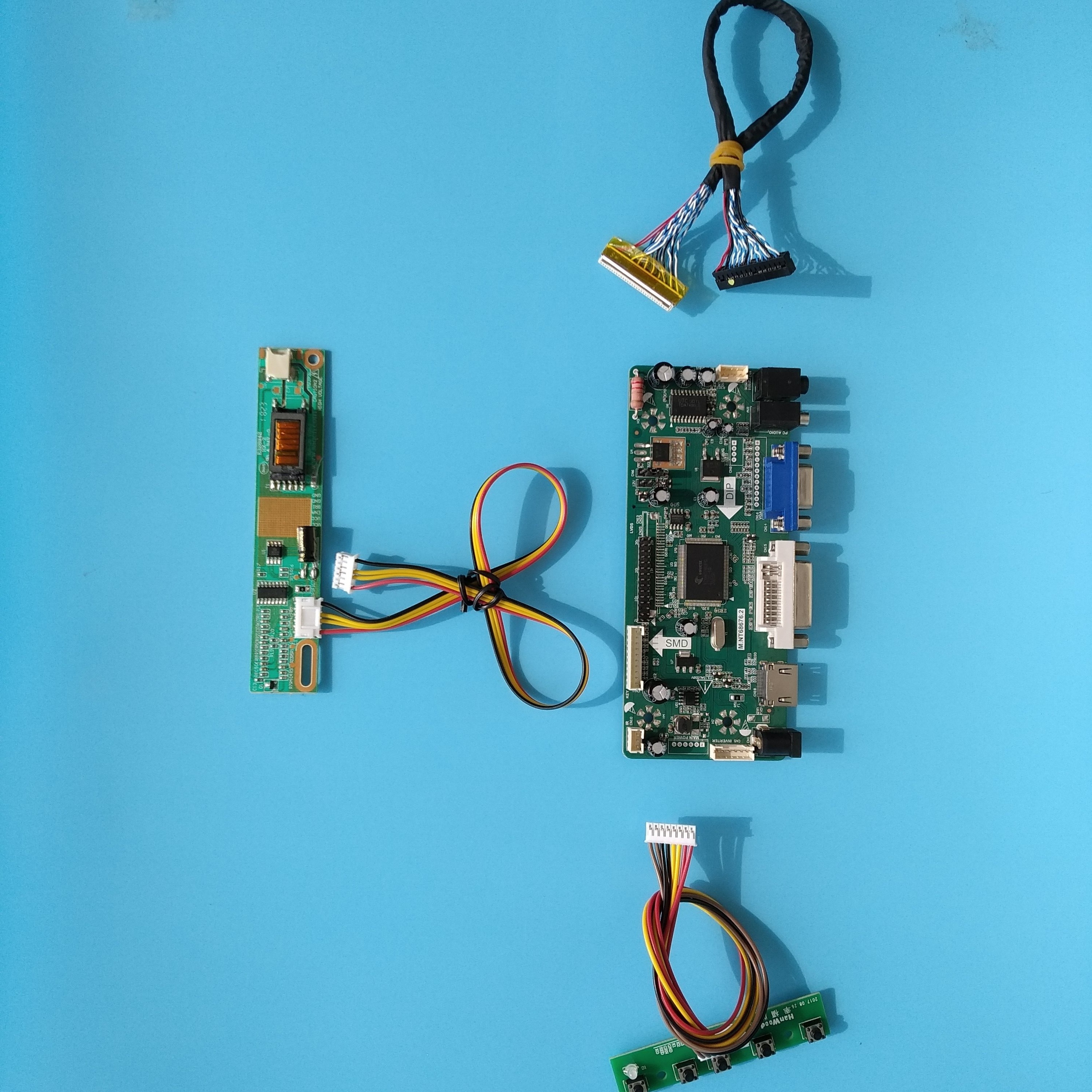 Kit voor N156B3-L0B/LP156WH1 (TL) (A3) VGA M. NT68676 1366X768 30pin LVDS display HDMI Screen Controller board 15.6 "LED LCD