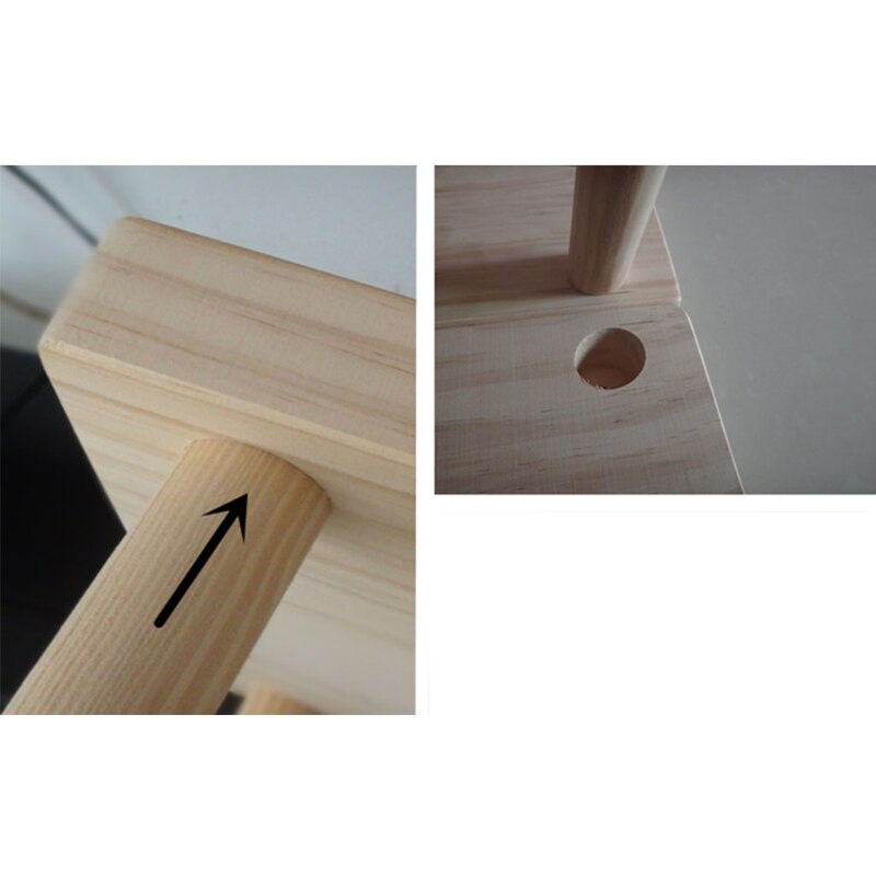 Taburete pequeño con cambio de madera maciza para niños y adultos, taburete cuadrado para cambio de zapatos, mesa de té, moderno y