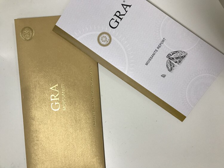 7.5MM kamień IJ kolor 1.5CT luźny moissanit diament VVS1 z certyfikatem test pozytywny kamień na pierścionki kolczyki wisiorek