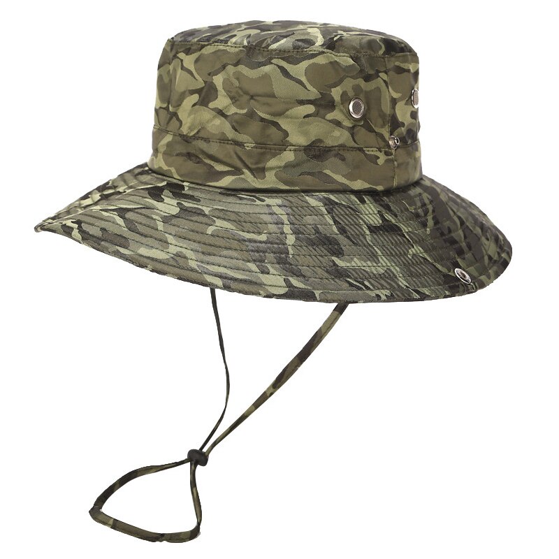 Sombrero de pesca de ala pequeña de camuflaje para hombre, gorra de pescador para deportes de montaña, sombra para habitación de verano: style 6