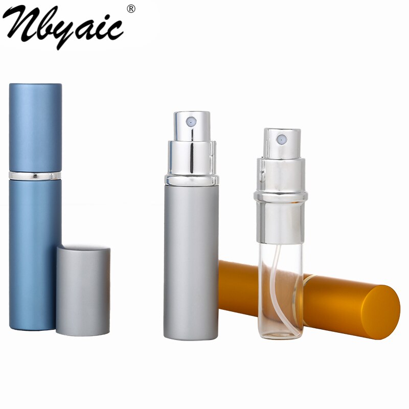 Nbyaic perfume bottles, 5ml portable high-end sample glass, empty bottle dispenser, travel small spray bottle 1pcs