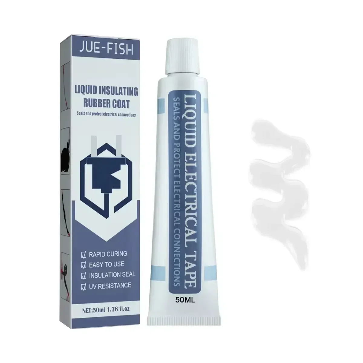 Ruban isolant liquide 30/50ml, réparation de fil électrique en caoutchouc, couche de câble, colle de ligne de fixation, pâte isolante liquide à large plage: green