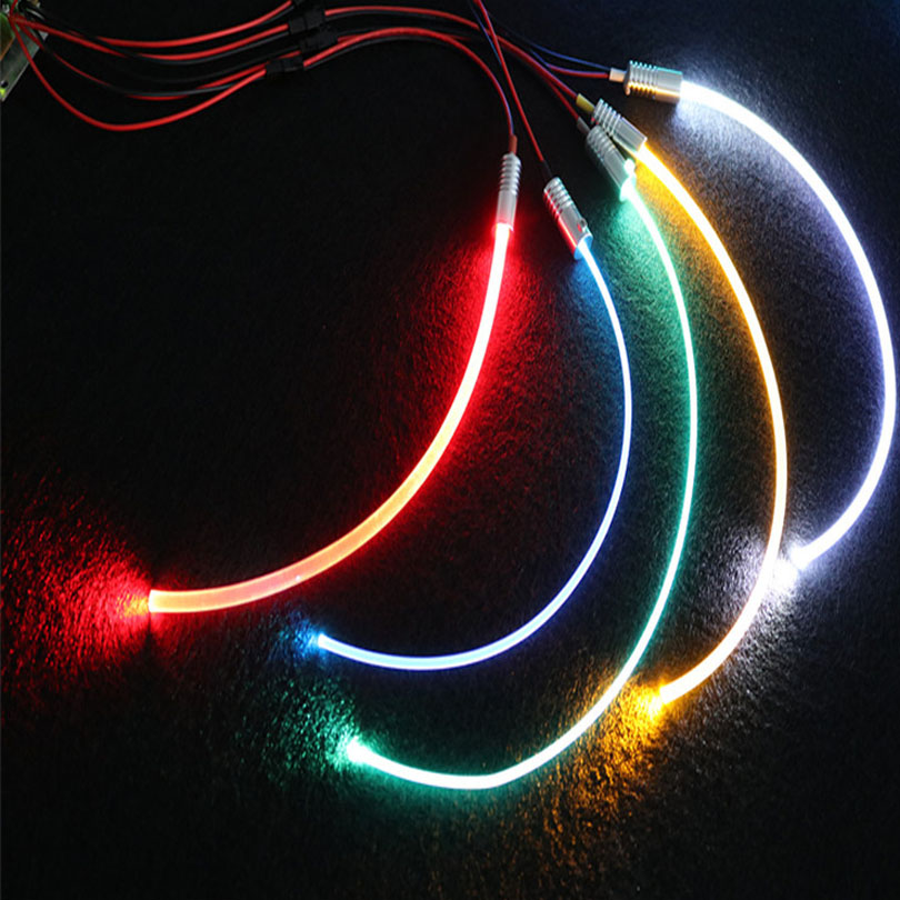 5m PMMA optical fiber cable side glow 1.5mm fiber optic lighting decoration for car home