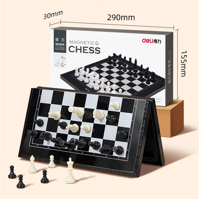 BSTFAMLY Magnetic Plastic Chess Set Portable Game ... – Vicedeal