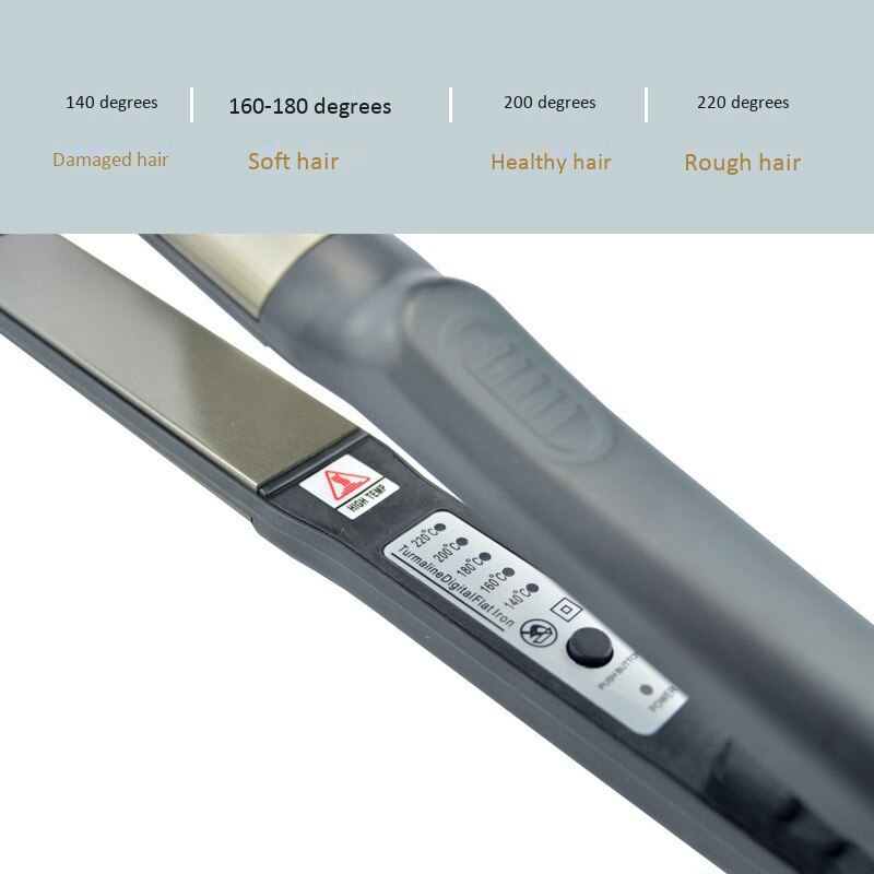 Flat Iron Straightening Iron Hair Straightener Ceramic Coating Plate Straightening Salon Tool