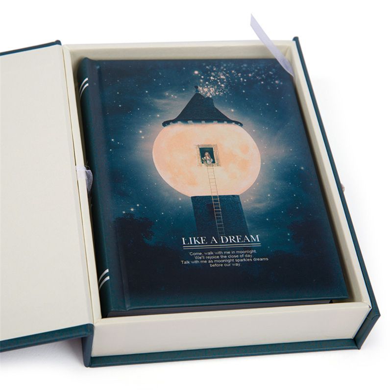 "Like a Dream" Diary with Lock Notebook Cute Functional Planner Lock Book Dairy Journal Stationery Box Package