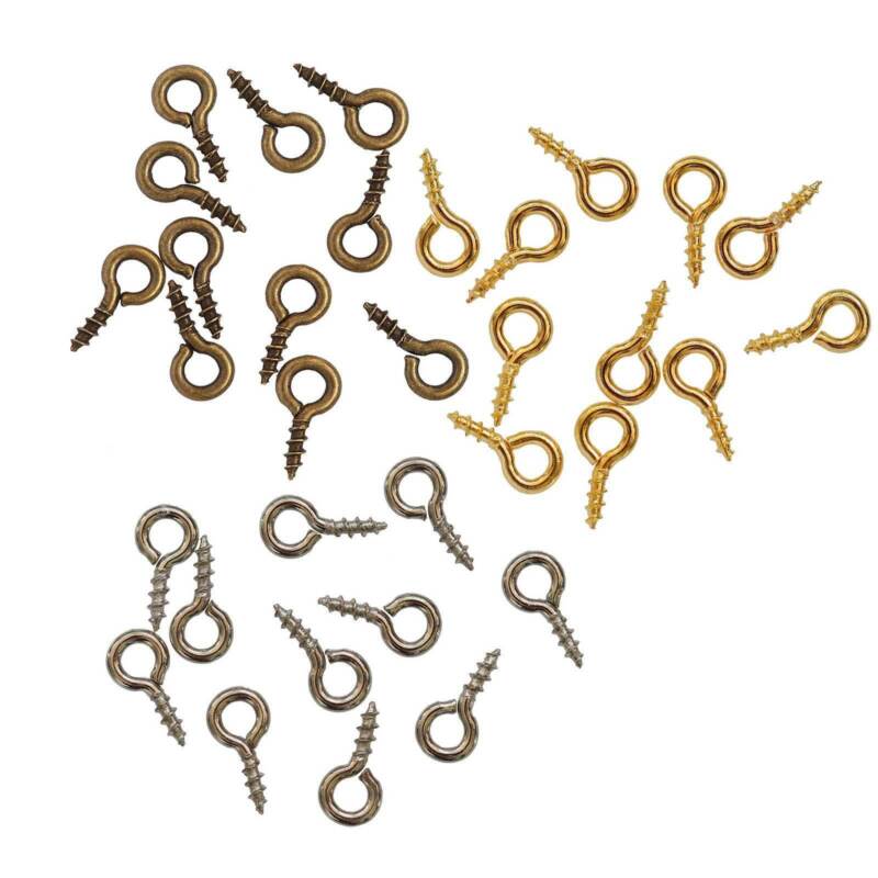 Boulons à vis bricolage-même, boulon pour les yeux 8x4mm, 100 pièces