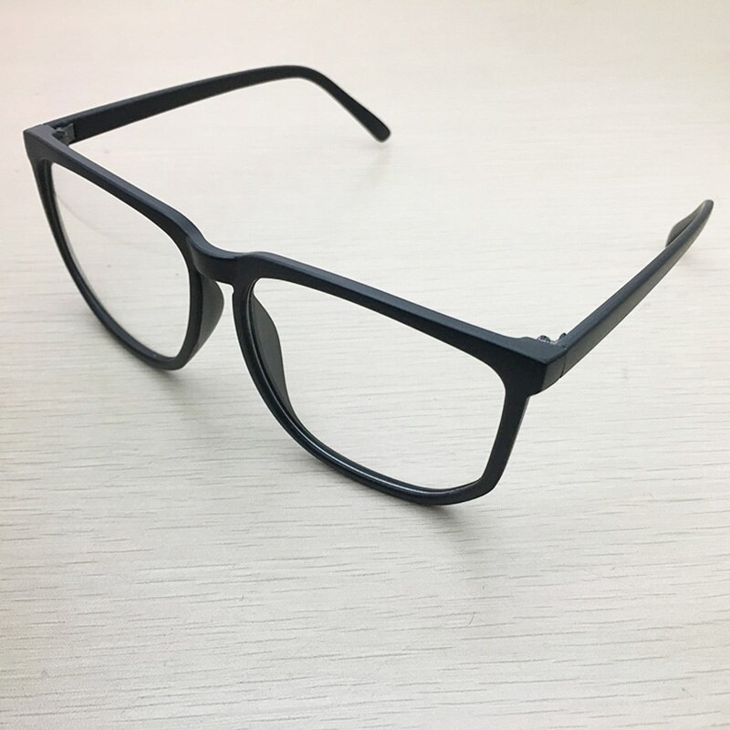 TinffGan Große Gläser Rahmen Frauen große Brillen Rahmen Männer Brillen Rahmen pc Spektakel schwarz Brillen oculos de grau: C2 matt Schwarz