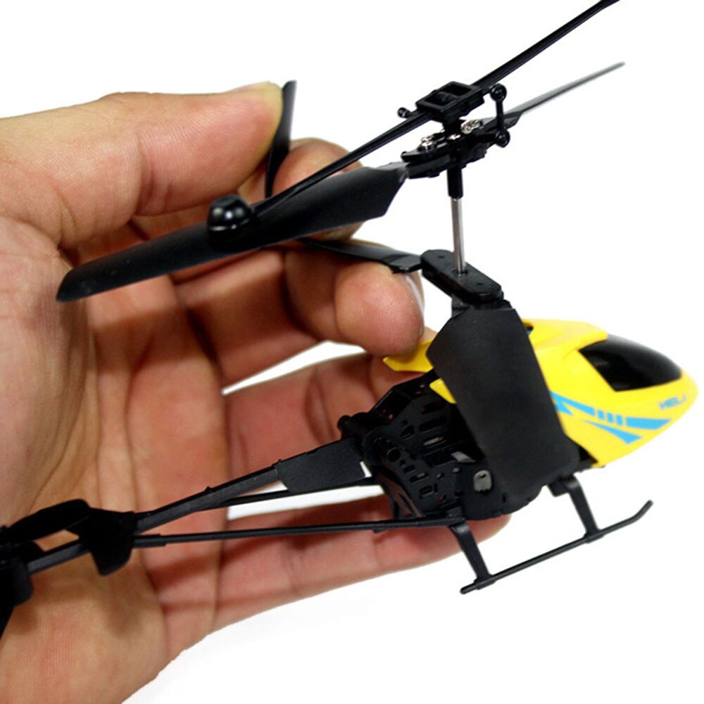 Nueva Radio de aviones de Control remoto Micro 2 canal RC 901 2CH Mini helicóptero para niños juego al aire libre