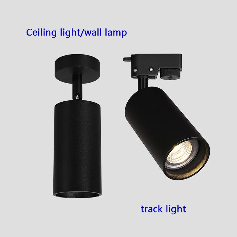 GU 10 lampen Led Spoor licht aluminium Plafond Spoor verlichting Spot Rail Spots Vervangen Halogeenlampen voor kleding Winkel