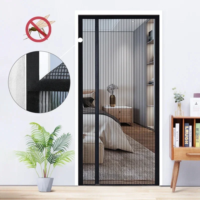 Self-closing Magnetic Insect Screen, Invisible Door Screen, Insect Screening Curtain, Magic Screen, Home Decoration