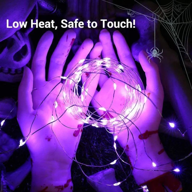2/5/10/20M Silber Draht Lichterketten USB Fernbedienung Im Freien Wasserdichte Weihnachten Hochzeit party Dekoration Luces