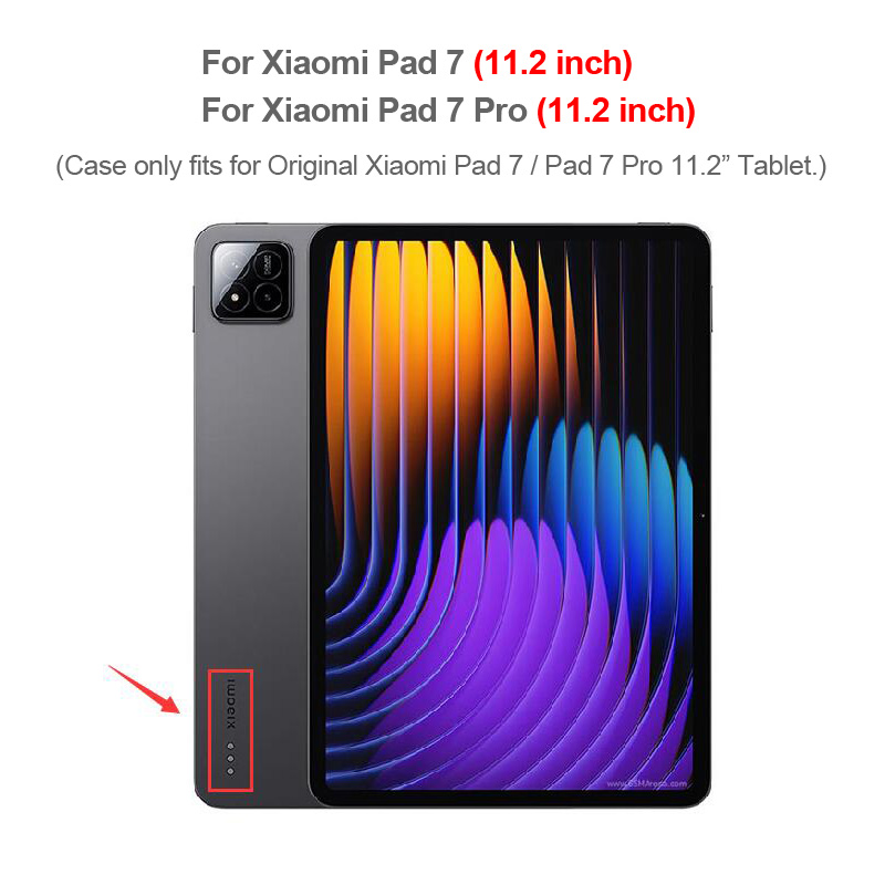 Tablette Funda pour Xiaomi Pad 7 Pro étui 11.2 "en relief arbre Flip portefeuille support étui pour Xiaomi Pad 7 Mi Pad 7 Pro tablette couverture Coque