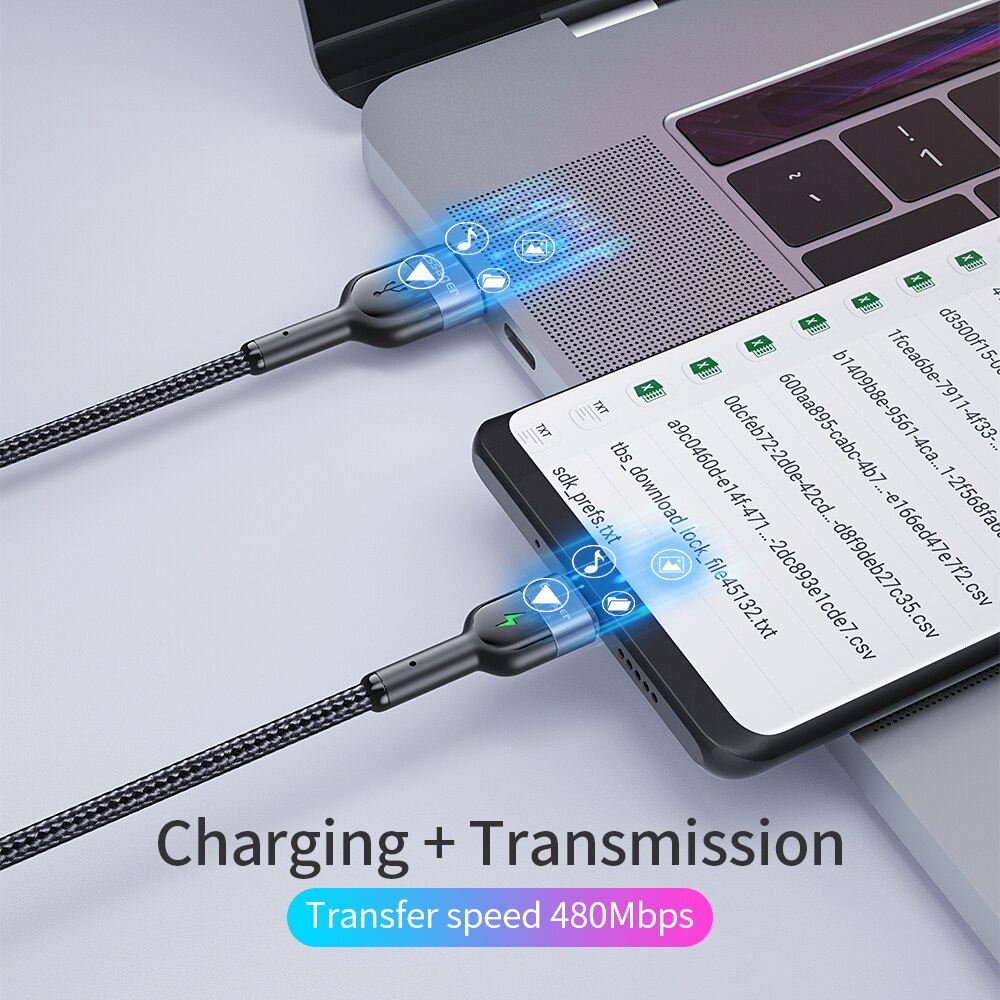 Essager Led Micro Usb-kabel Fast Charging Oplader Microusb Datakabel Voor Samsung Xiaomi Draad Cord Android Mobiele Telefoon Kabel 2M