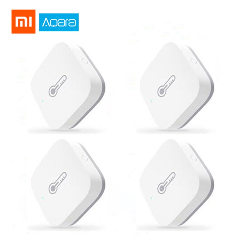 Xiaomi Aqara Sensor de temperatura Hu mi dity presión de aire ambiente mi jia casa inteligente ZigBee Control inalámbrico trabajo puerta de enlace mi hogar